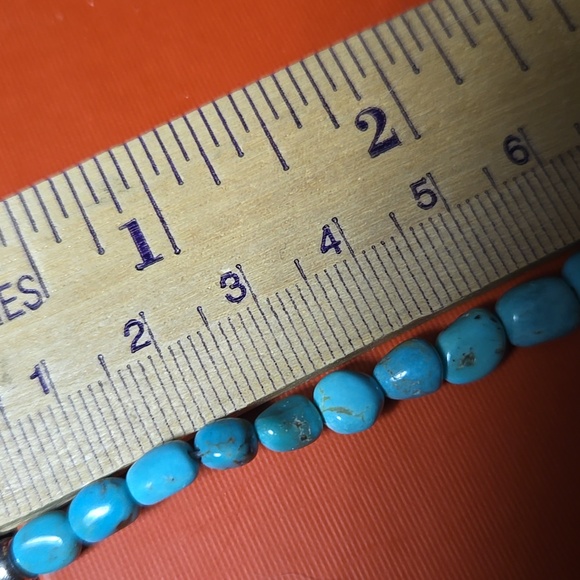 Jay King Sterling Silver New Red Skin Turquoise Bead Necklace - Picture 5 of 10